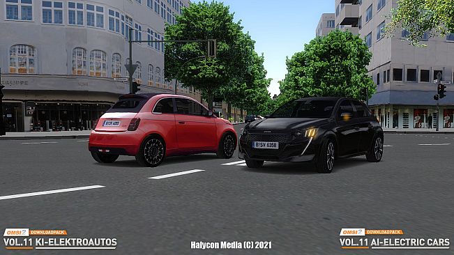 OMSI 2 Add-on Downloadpack Vol. 11 - AI Electric Cars