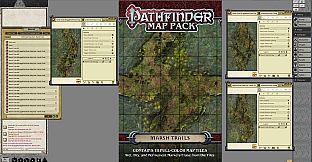 Fantasy Grounds - Pathfinder RPG - Map Pack - Marsh Trails