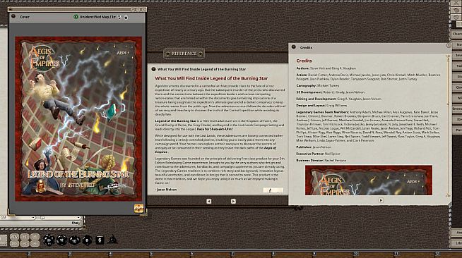 Fantasy Grounds - Aegis of Empires 4: Legend of the Burning Star (5E)
