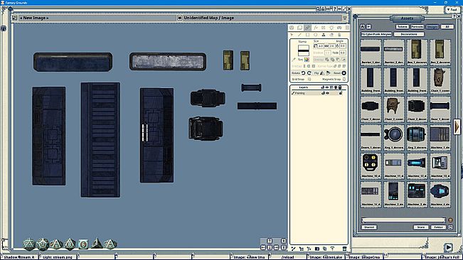 Fantasy Grounds - FG Cyberpunk Alleyways 2 Map Pack