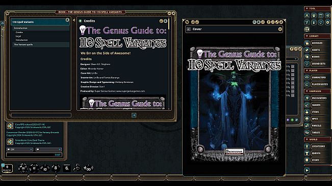 Fantasy Grounds - The Genius Guide to 110 Spell Variants