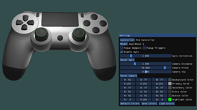 3D Controller Overlay