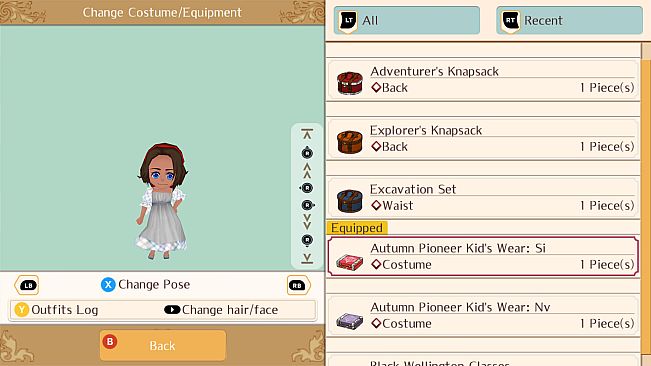 Pioneer Autumn Outfits - WorldNeverland - Daily Life in the Elnea Kingdom - Another Life Adventure
