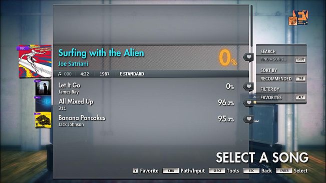 Rocksmith 2014 Edition – Remastered – Joe Satriani - “Surfing with the Alien”