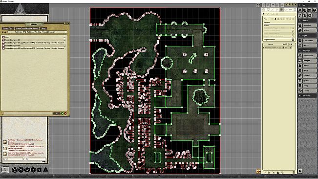 Fantasy Grounds - Pathfinder RPG - Pathfinder Flip-Mat - Flooded Dungeon