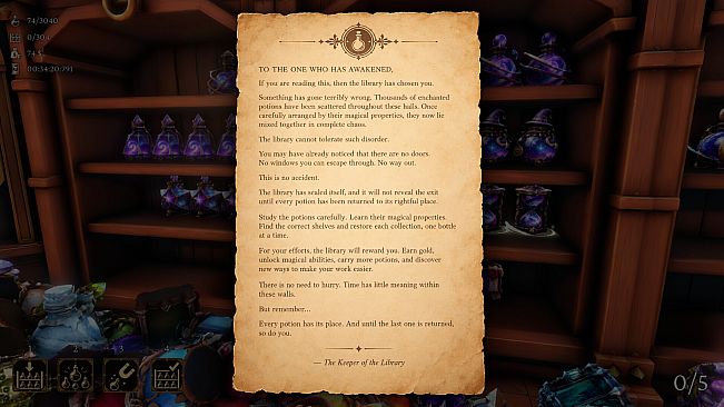 Sort the Magic Potions: Tidy Up and Shelve