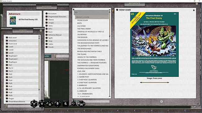 Fantasy Grounds - D&D Classics: U3 The Final Enemy (1E)