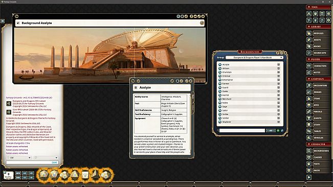 Fantasy Grounds - Dungeons & Dragons Player's Handbook
