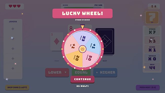 Hi-Lo: Card Roguelike