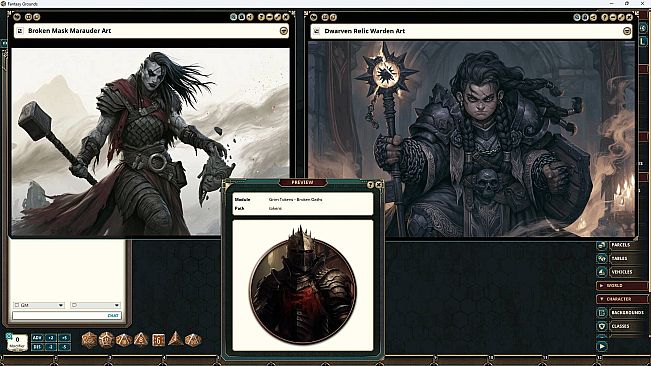 Fantasy Grounds - Grim Tokens - Broken Oaths