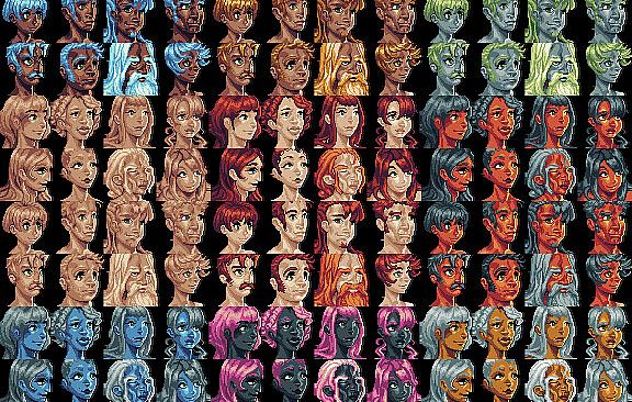 RPG Maker VX Ace - Seraph Circle Pixel Portraits 1