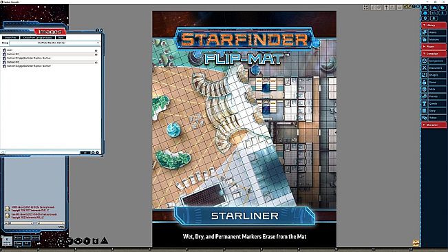 Fantasy Grounds - Starfinder RPG - Flipmat - Starliner