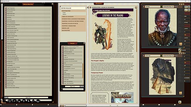 Fantasy Grounds - Pathfinder RPG - Campaign Setting: Mythic Realms