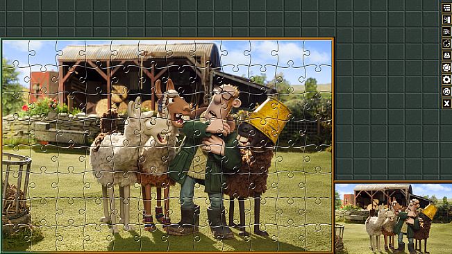 Pixel Puzzles Aardman Jigsaws: The Farmers Llamas