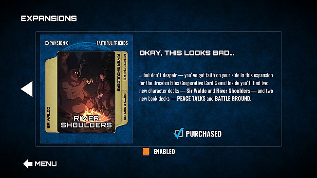 Dresden Files Cooperative Card Game - Faithful Friends