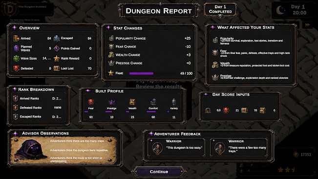 Fame & Fear: Dungeon Architect