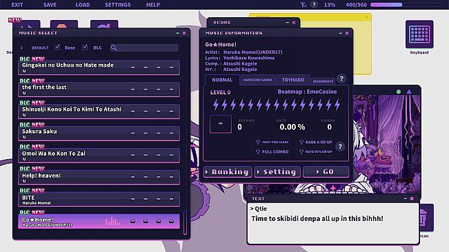 Yunyun Syndrome!? Rhythm Psychosis - Extra Song Pack feat. FrontWing