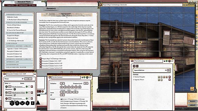 Fantasy Grounds - Pathfinder 2 RPG - Pathfinder Society Scenario #1-17: The Perennial Crown Part 2, The Thorned Monarch