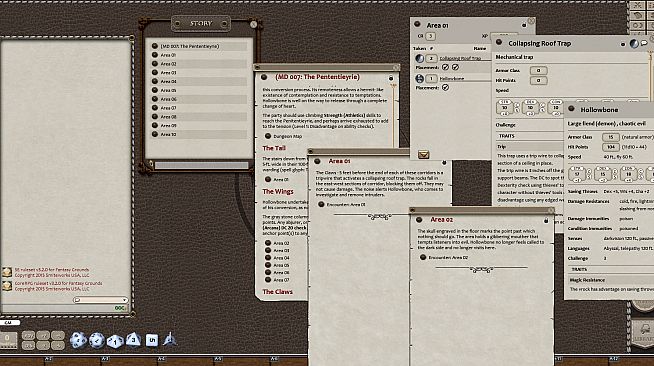 Fantasy Grounds - Mini-Dungeon #007: The Pententieyrie (5E)