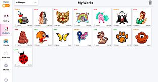 Pixel Art Coloring Book Expansion Pack