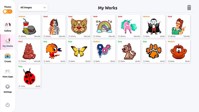 Pixel Art Coloring Book Expansion Pack
