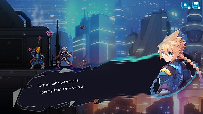 Azure Striker Gunvolt Trilogy Enhanced - Additional mode "Azure Striker Gunvolt GX"