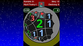 Non-Euclidean Minesweeper
