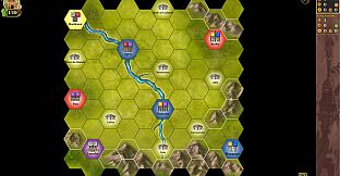 Steam: Rails to Riches - Southwestern France Map