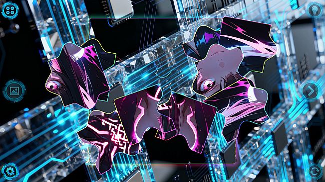 NEONOVA Puzzle: Blue