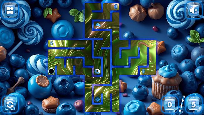 Sweetie Candy Maze: Blueberry