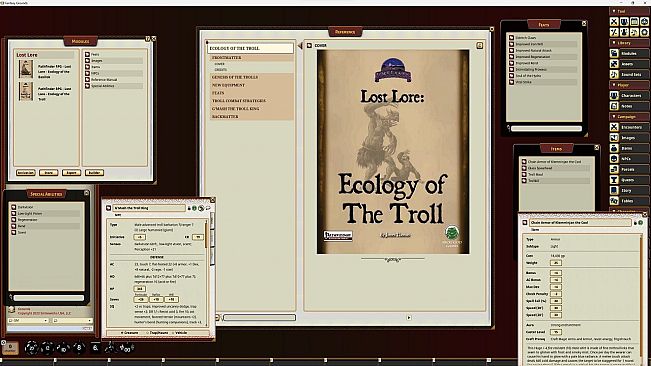 Fantasy Grounds - Lost Lore: Ecology of the troll