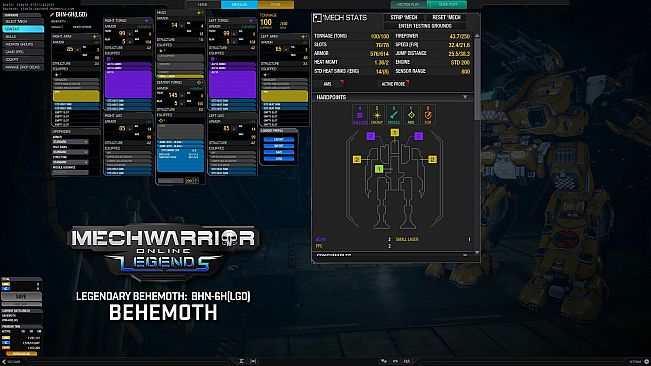 MechWarrior Online - Behemoth Legendary Mech Pack