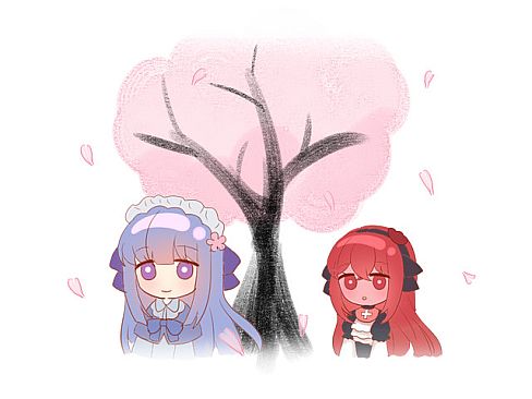 Flowering Across 樱下花期