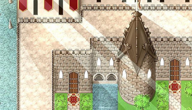 RPG Maker MZ - KR Royal Fortress Tileset