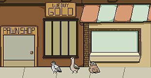 Three Pigeons in a Trench Coat