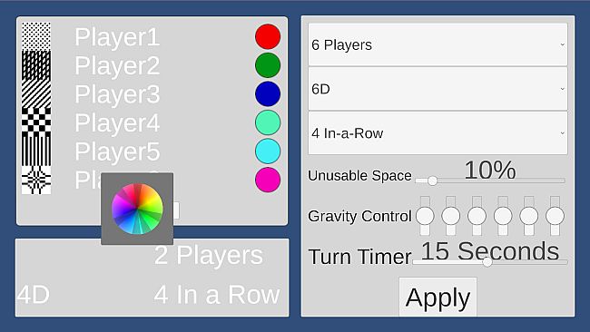 MultiDimensional 4-in-a-row