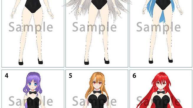 RPG Maker 3D Character Converter - Gee-kun-soft character 08 bunny girl