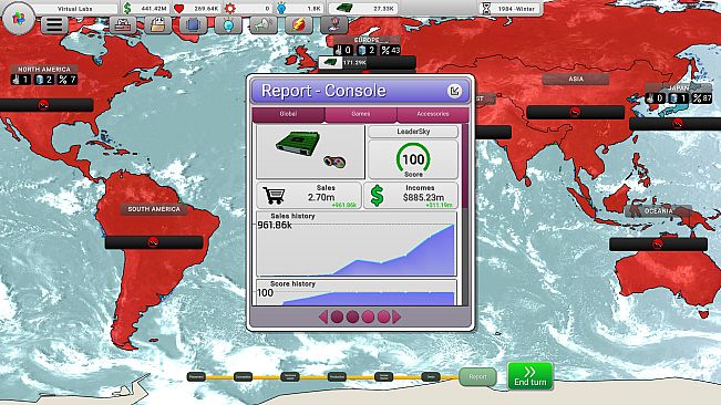 Console War Giant : A Turn-Based Tycoon