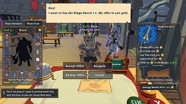 MMORPG NPC Simulator