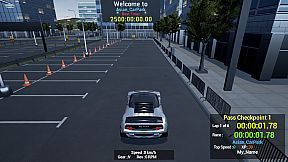 1980s & 90s Style - Retro Track Car Racer