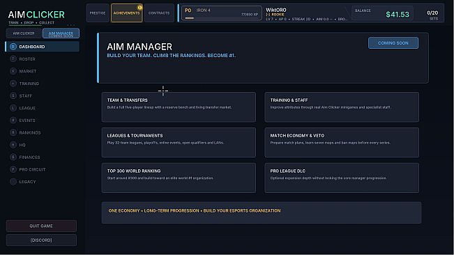Aim Clicker: Aim Manager Pro