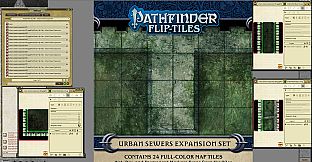 Fantasy Grounds - Pathfinder RPG - Flip-Tiles - Urban Sewers Expansion