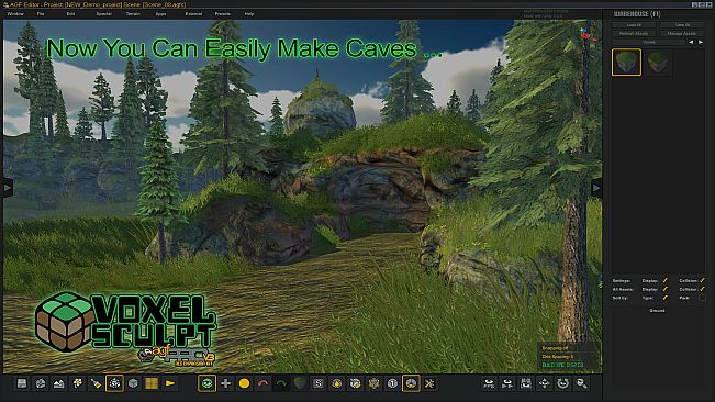 Axis Game Factory's AGFPRO - Voxel Sculpt DLC