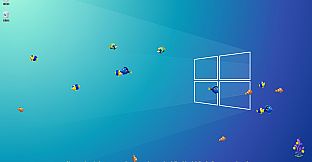 Screen Fish:Desk Water World