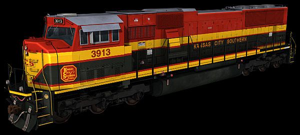 Trainz Plus DLC - Kansas City Southern - EMD SD70MAC BELLE