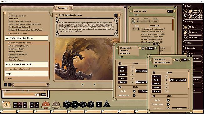 Fantasy Grounds - Dune: Coriolis Storm