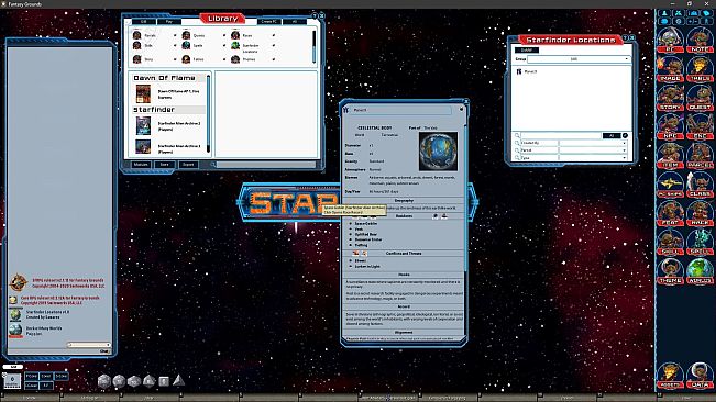 Fantasy Grounds - Starfinder RPG - Deck of Many Worlds