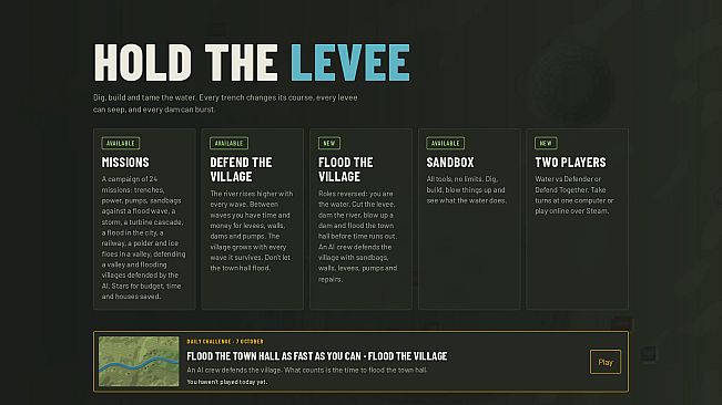 Hold The Levee