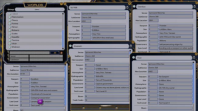 Fantasy Grounds - Spinward Marches 1: The Bowman Arm (MGT2)