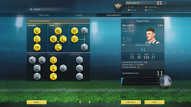 Football, Tactics & Glory: Football Stars